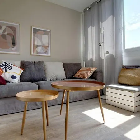 Le Smile - 3 Bedrooms - 8pers - Parking - Centre Gare Apartment