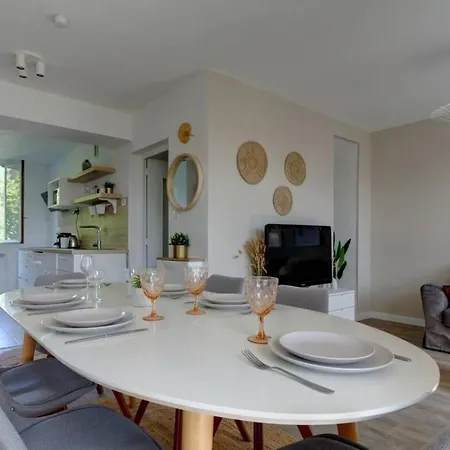 Le Smile - 3 Bedrooms - 8pers - Parking - Centre Gare Apartment